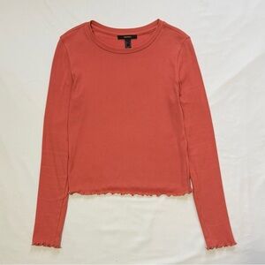 Women's Terracotta Long Sleeve Top